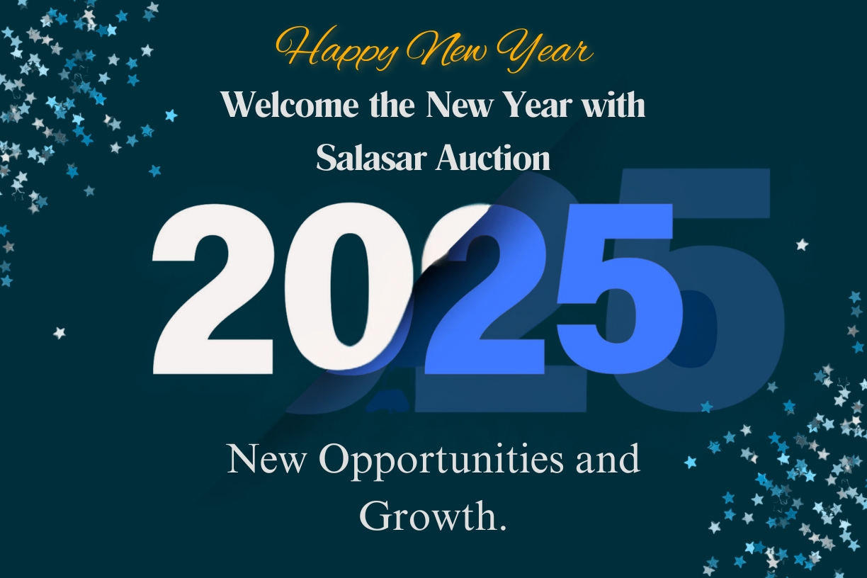 Welcome the New Year with Salasar Auction: New Opportunities and Growth.